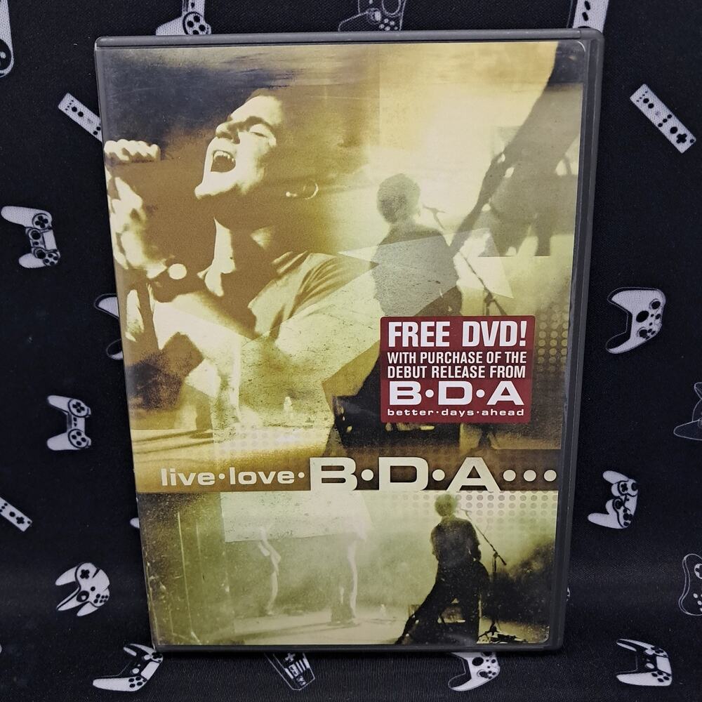 BDA Better Days Ahead Live Love (DVD, 2004)